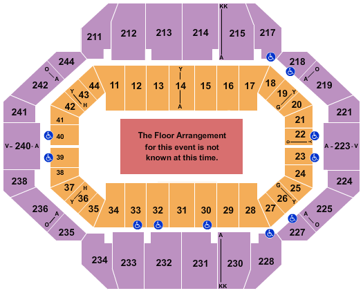 Rupp Arena At Central Bank Center WWE Seating Chart